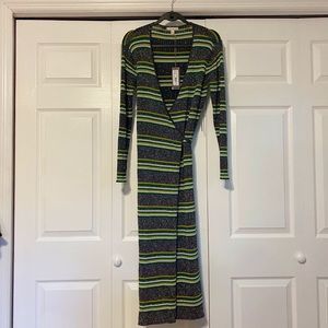 Eva Mendes Stripped Dress